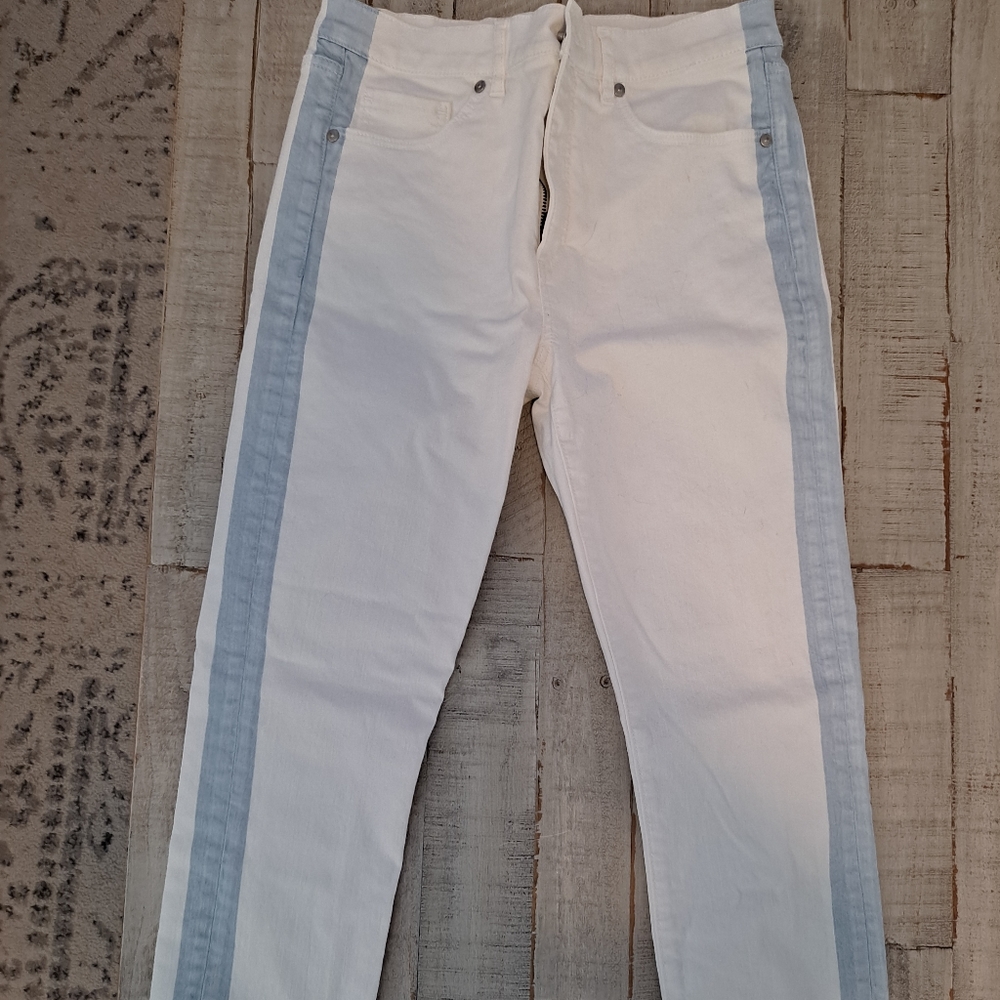 Loft white denim